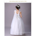 Nouveau mode robe de bal de mariage blanc 12 ans fille maxi robe de princesse